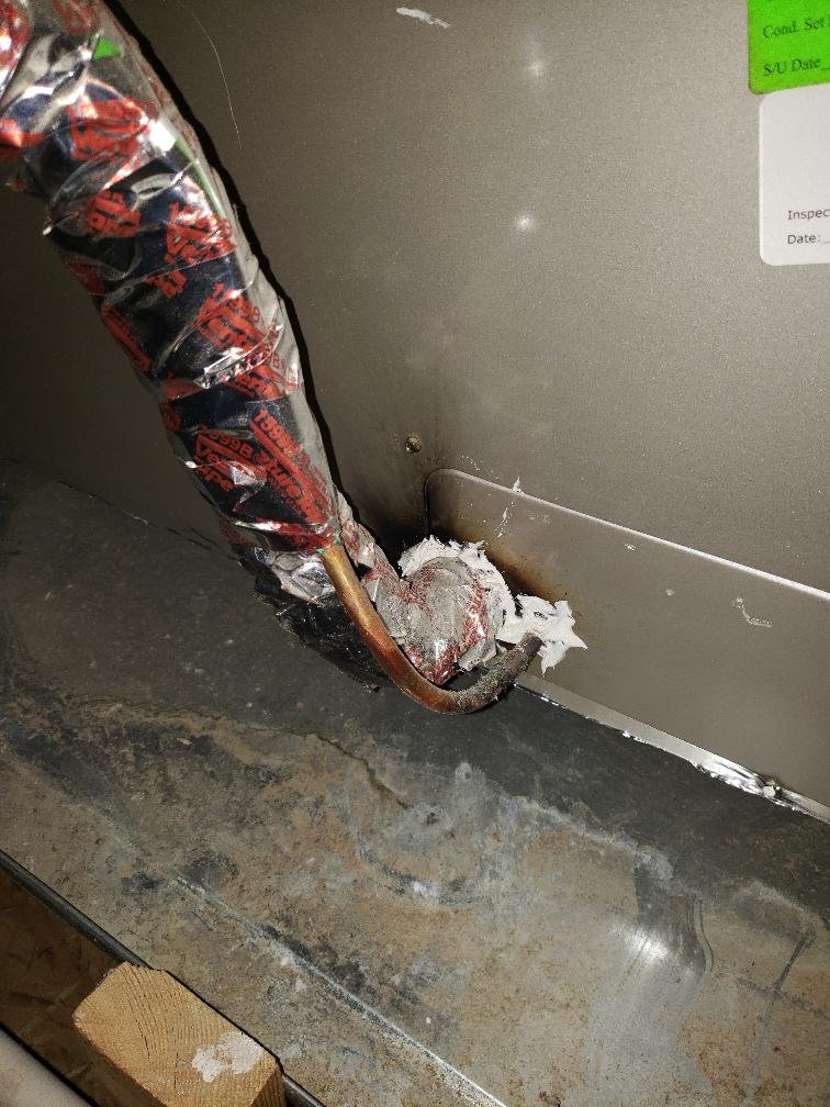 Burn Marks on Air Handler