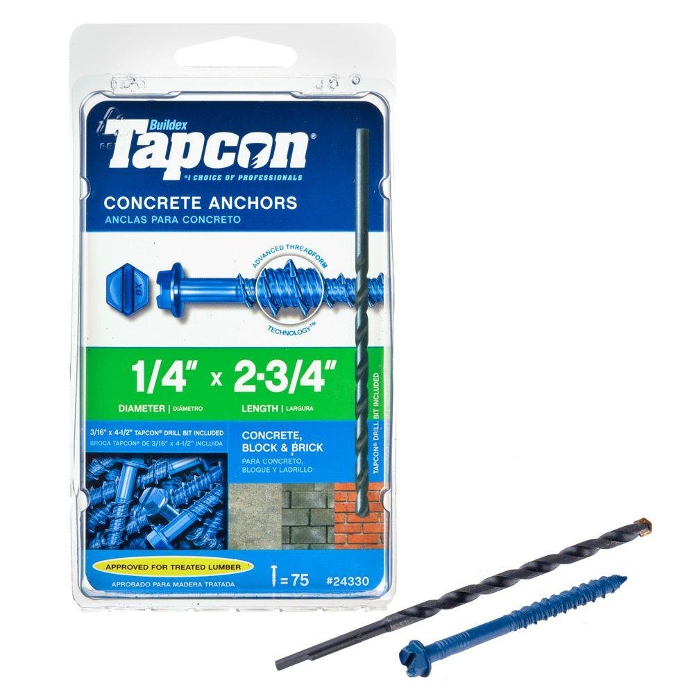 Tapcon screws